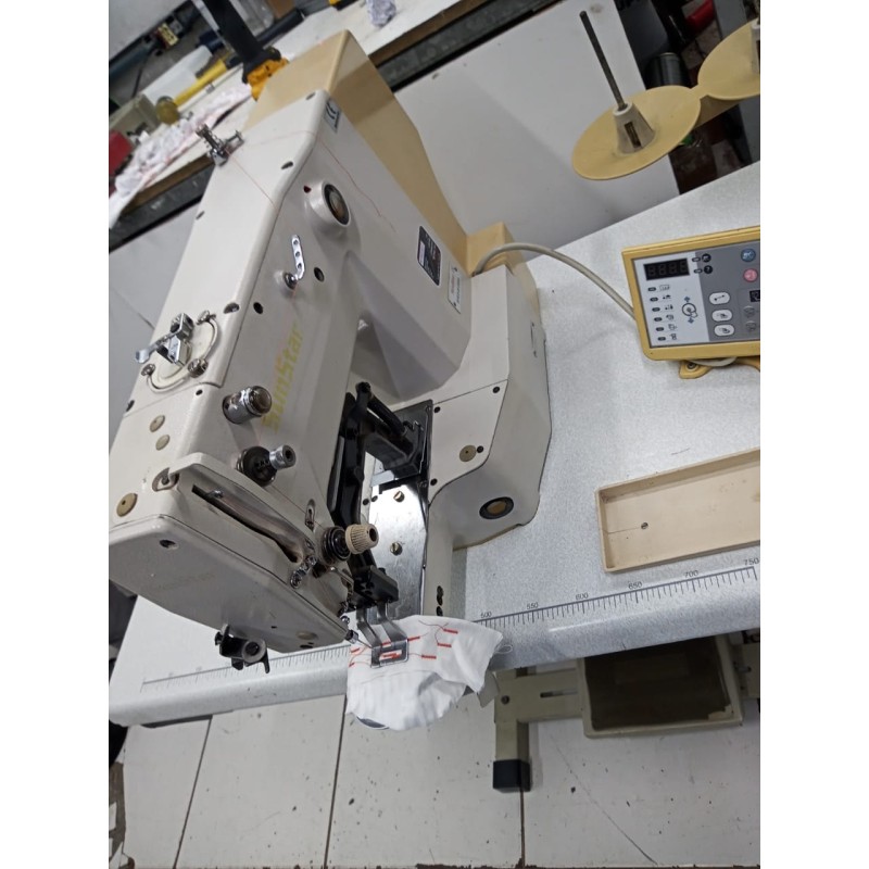 Máquina Travete Eletrônico Direct Drive 220v - Modelo SPS/D-B1201H Sunstar usada Máquina Travete Eletrônico Direct Drive 220v - Modelo SPS/D-B1201H Sunstar usada