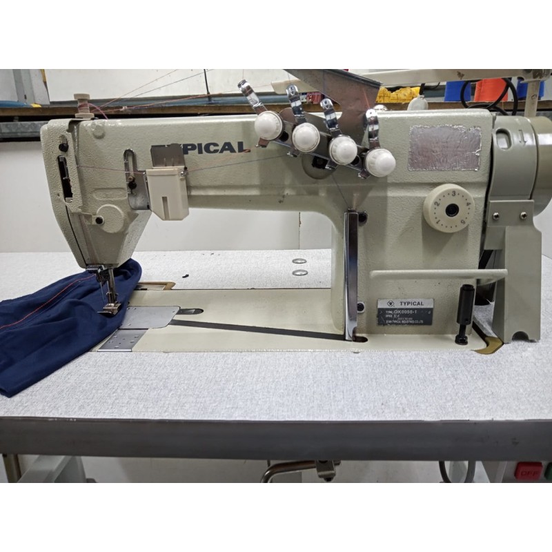 Máquina Ombro a Ombro Ponto Corrente 2 Agulhas 1/4 - Modelo QK0056-1 Typical usada Máquina Ombro a Ombro Ponto Corrente 2 Agulhas 1/4 - Modelo QK0056-1 Typical usada