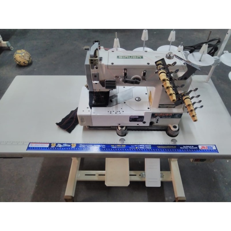 Máquina De Cos 4 Agulhas Siruba Hf008 Usada 110/220v Máquina De Cos 4 Agulhas Siruba Hf008 Usada 110/220v