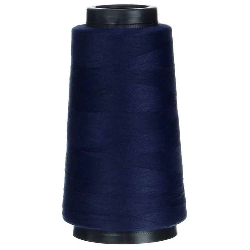 Linha De Costura Reta Azul Marinho 120 Kit Com 10 Cones Linha De Costura Reta Azul Marinho 120 Kit Com 10 Cones