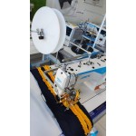Máquina reta F5 direct drive com aparelho de frufru
