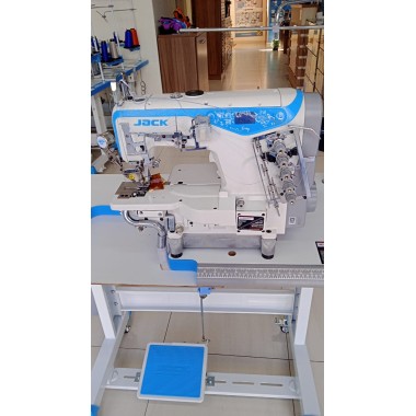 MÁQUINA GALONEIRA REFILADEIRA ELETRÔNICA COM MOTOR DE PASSO JACK  K5E -UT35C*364/Z  COM SUCÇÃO PNEUMÁTICA