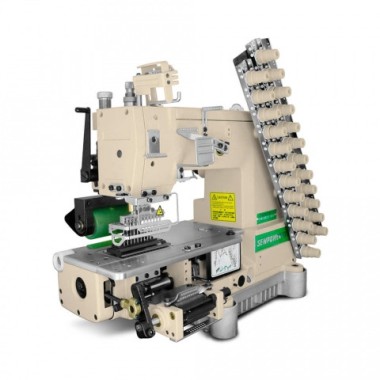 Máquina Elastiqueira 12 Agulhas Cilíndrica para Lastex SP-008-12064PQ2-DS/S Sew Power