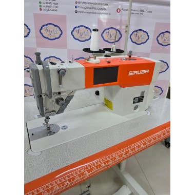 MAQUINA RETA ELETRONICA COM 2 MOTORES DE PASSO SIRUBA DL7500S-BM1-16- 220V